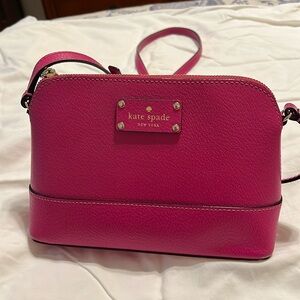 Kate Spade hot pink dome crossbody bag